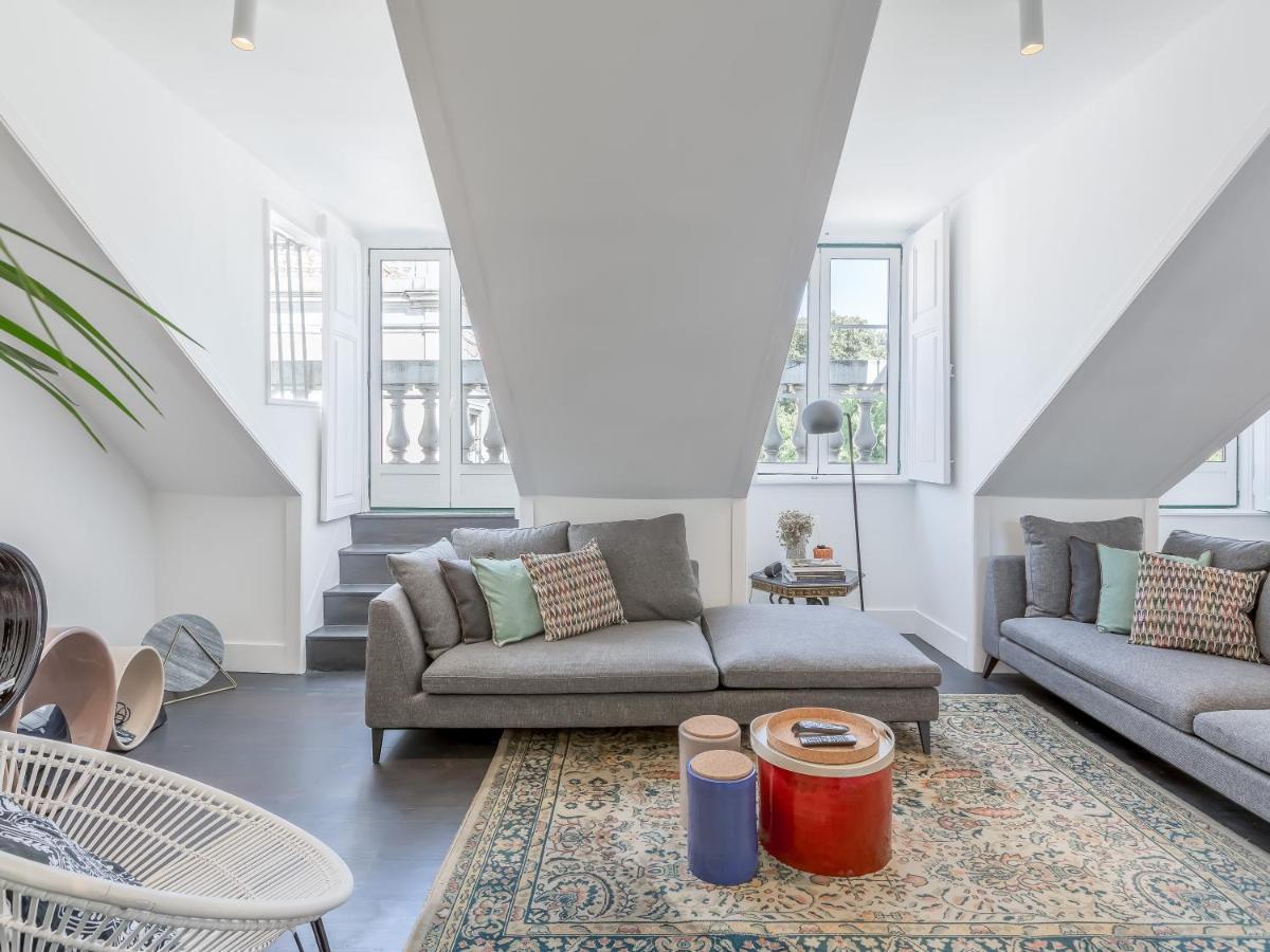 Principe Real Charming Garden View Flat At The Heart Of Lisbon Apartman Kültér fotó