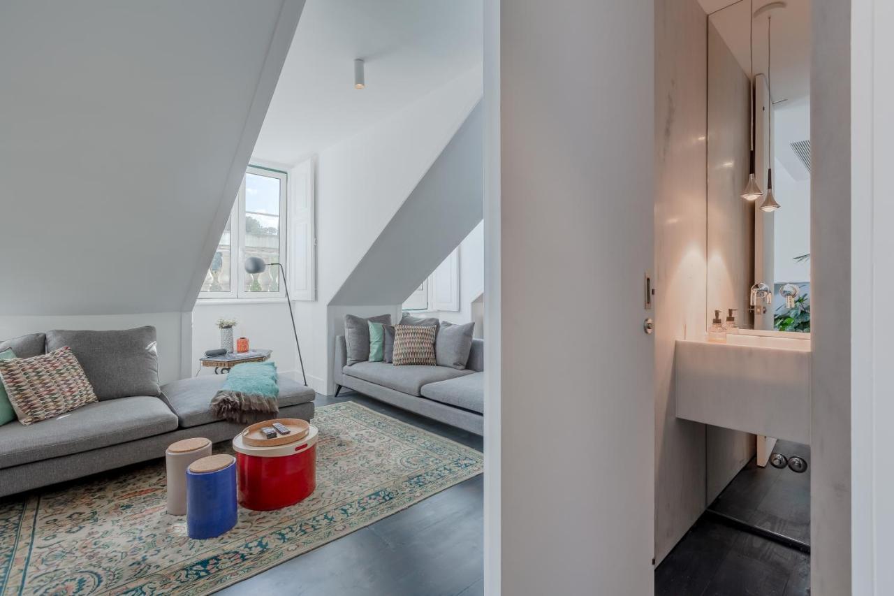 Principe Real Charming Garden View Flat At The Heart Of Lisbon Apartman Kültér fotó